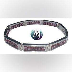 Stainless steel ilde de Oya Bracelet (Czech Beads) yoruba religion africana